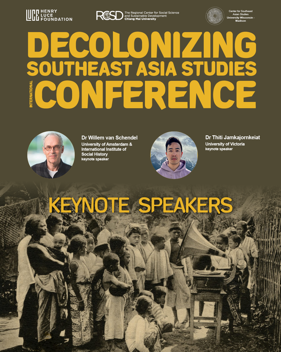 Speakers for Decolonizing SEA Studies Announced